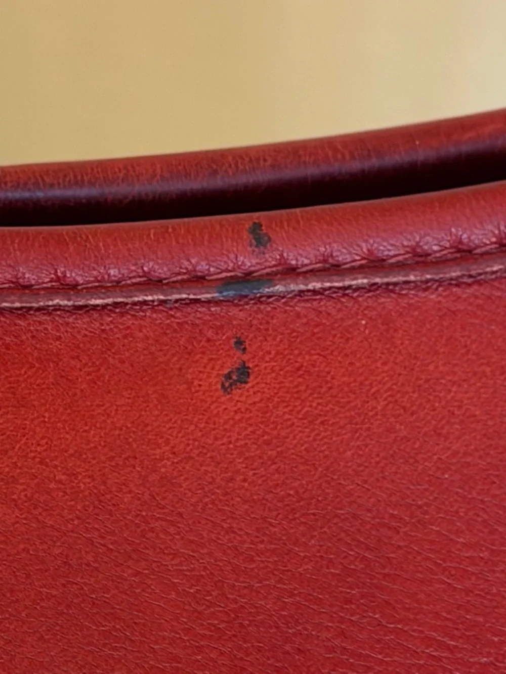 Vintage COACH Red Janice Legacy Zip Red Leather Crossbody 9950 RARE EUC - Picture 15 of 17